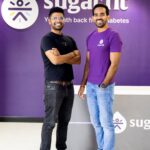 L- R - Madan Somasundaram Co-founder CEO of Sugar.fit and Shivtosh Kumar Co-founder Sugar.fit