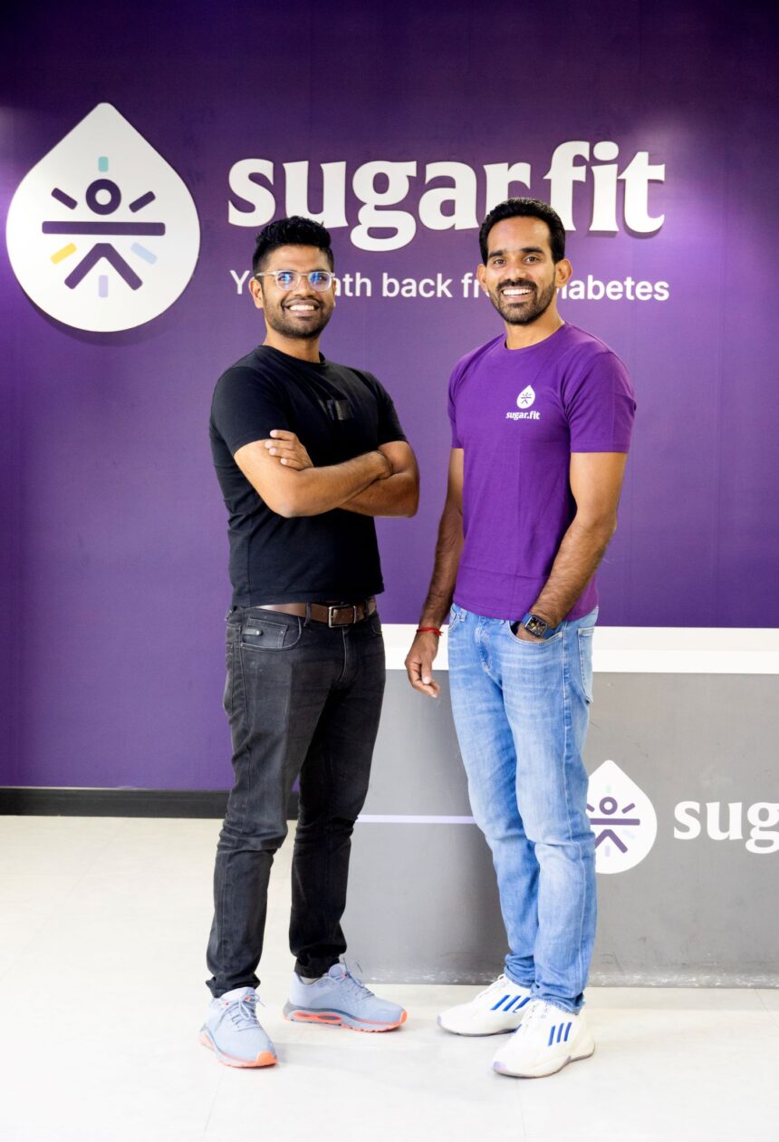 L- R - Madan Somasundaram Co-founder CEO of Sugar.fit and Shivtosh Kumar Co-founder Sugar.fit