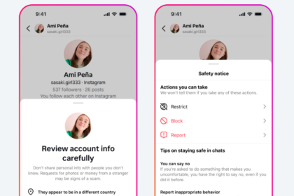 Instagram safety features to protect teens from sextortation